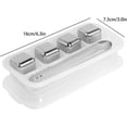 thumbnail image 4 of Whiskey Stones, Reusable Chilling Whiskey Stones Stainless Steel Ice Cubes with Ice Tong Lid for Whiskey, Beer, Coffee(S), 4 of 5
