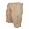 thumbnail image 2 of hotojiny Mens Outdoor Cargo Shorts Casual Expandable Waist Lightweight Big and Tall Fishing Hiking Shorts with Drawstring S-3XL, 2 of 3