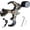 camouflage, variant on Compound Bow Aid Releaser with Wrist Straps and Adjustment Tool,Archery Release Aids with 3 Thumb Release Adjustable,Aluminum Alloy Aids.for Left and Right Handers.