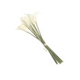 thumbnail image 1 of 9xPU Flor artificial Bouquet Boda Decoración floral Blanco Zulema Flores artificiales, 1 of 8