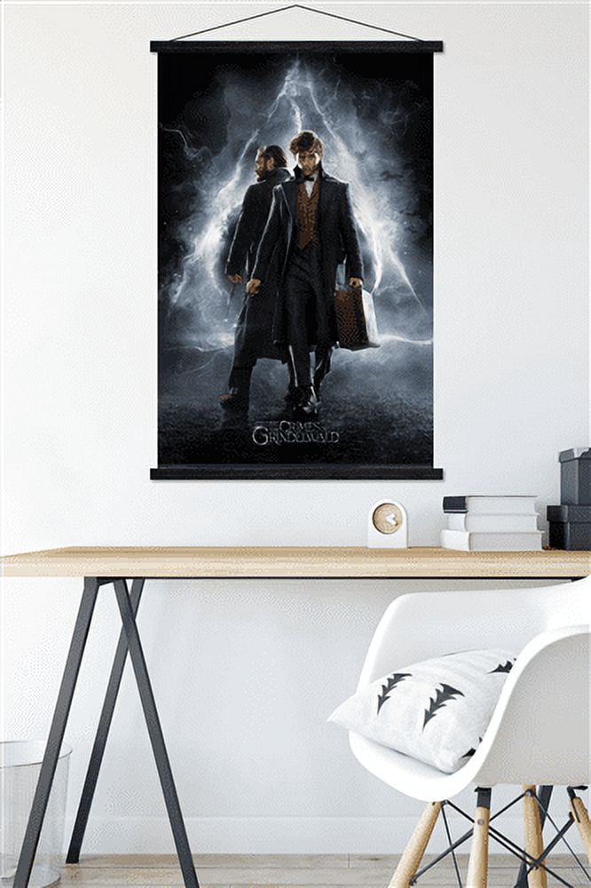 Fantastic Beasts: Crimes Of Grindelwald - Teaser Wall Poster with Magnetic Frame, 22.375" x 34"