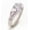 Pink, variant on Womens Butterfly Ring with Sparkling Zircon Inlay Fashion Jewelry for Women and Men Alloy Fresh European American Ring