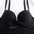 thumbnail image 7 of VgaVtl Spaghetti Straps One Piece Bathing Suits for Women Women Swimsuits Mesh Solid Color Beachwear Swimsuits,Black L, 7 of 7