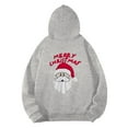 thumbnail image 3 of Gibobby Sudaderas hombre Sudadera con capucha de forro polar para hombre mezcla de algodón con capucha color liso con cordón(Gris,G), 3 of 5