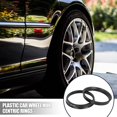thumbnail image 2 of czcpp-4pcs Plastic 73.1mm to 66.1mm Car Hub Centric Rings Wheel Bore Center Spacer Black, 2 of 4