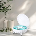 thumbnail image 1 of Lámpara de concha Altavoz de sonido Altavoz resistente y fácil de usar Lámpara de noche Lámpara de mesa portátil Altavoz BT para sala de estar Dormito, 1 of 8