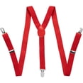 thumbnail image 2 of Dress Up America Adults Suspenders Bow Tie and Sunglasses Costume Accessory Set, (Red), 2 of 5