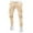 Khaki, variant on SOOMLON Men's Pants Pocket Y2k Pants Cargo Lace up Leggings White M