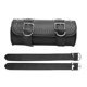 thumbnail image 2 of Bolsa de herramientas para motocicleta de cuero artificial con espacio suficiente, universal, duradera, para guardar equipaje, color negro, 2 of 15