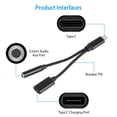 thumbnail image 4 of iMountek 2-in-1 USB-C Type C Adapter Port to 3.5mm Aux Audio Jack Earphone Headphone Cable Cord, 4 of 6