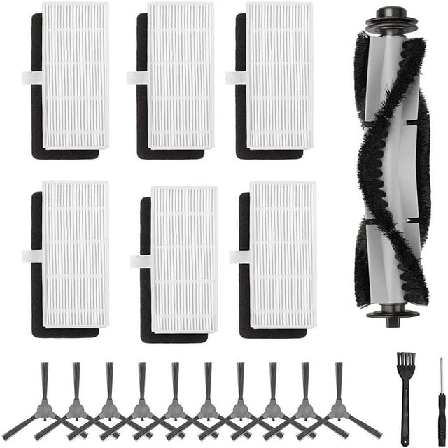 AMERTEER Parts Kit for Ionvac 2000 for Coredy R3500 R3500S R550 R650 R600 R700 Goovi 1600PA D380 D382 Fit for iMartine C800 D900 D900C for DeenKee DK600 Bagotte BG600 Robot Vacuum