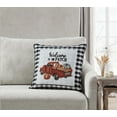 thumbnail image 4 of Mainstays, Welcome Truck Patch Decorative Pillow, Square, 18” x 18”, Ivory, 1 Piece, 4 of 4
