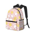thumbnail image 2 of Lsque Rabbit And Chick Classic Casual Backpack - Large Capacity Water-Resistant Backpack for School, Work, Travel, and Outdoor Activities, 2 of 8