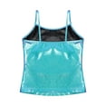 thumbnail image 3 of Jowowha Kids Girls Cami Metallic Dance Camisole Tank Top Stage Performance Dancewear Costume Colorful 10, 3 of 8