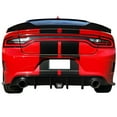 thumbnail image 3 of Ikon Motorsports Compatible with 15-23 Dodge Charger SRT Rear Bumper Diffuser Valance W/ LED Brake Light Lamp, 3 of 9