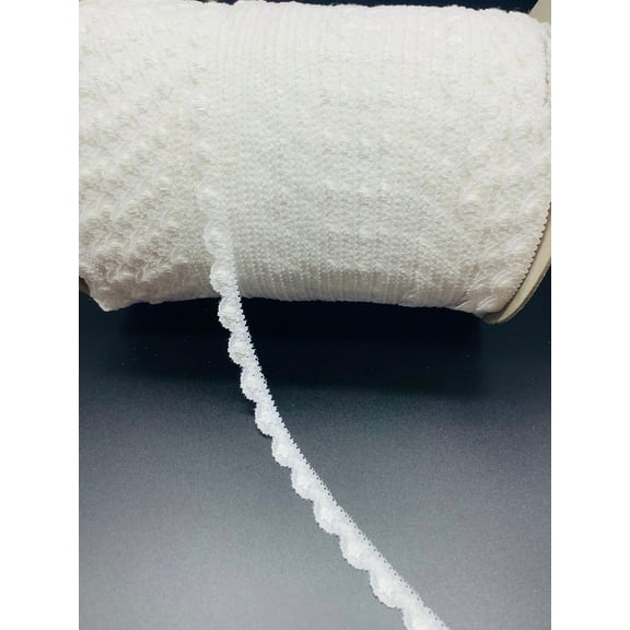 White 3/8" Baby Lace