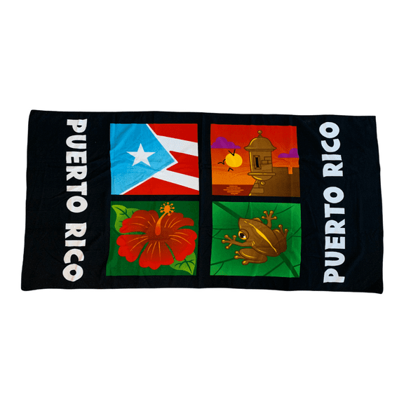 Puerto Rico Beach Towel Amapola Garita