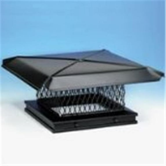 Lindemann 100287 8 Inches x 17 Inches Galvanized Gelco Chimney Cover