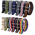 1pcs Nato Strap 18mm 20mm 22mm Nylon Watch Band Waterproof Watch Strap