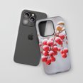 thumbnail image 3 of Red Berries Snow Winter Nature Photography Tough Phone Case for All iPhone Series, 3 of 7