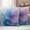 Sky Blue Light Pink Beige, variant on Blue Purple Pink Floral Marble Outdoor Waterproof Pillow Covers, Contemporary Abstract Art Decorative Square Throw Pillowcase Sofa Cushion Sham for Patio/Couch/Chair, 16"x16" 2 Pack