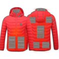 thumbnail image 1 of Heating Jacket, Winter Outdoor Warm Electric Heating Jacket, 8 Heating Zones, Super Warm Jacket-, 1 of 3