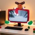 thumbnail image 4 of OUNONA Décoration d'Ordinateur Housses de Protection pour Moniteur d'Ordinateur Rouge 1Pcs, 4 of 8