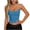 Blue, variant on Tank Tops for Women Spaghetti Strap Leopard Trim Scoop-Neck Camisole Casual Stylish Cami Going Out Outfits