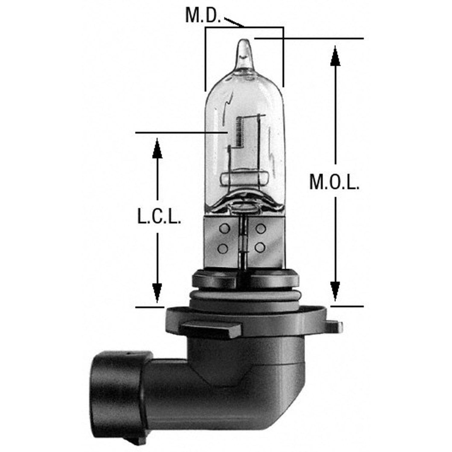 Wagner Lighting 9005 T-4 Bulb 1/2" (13mm)