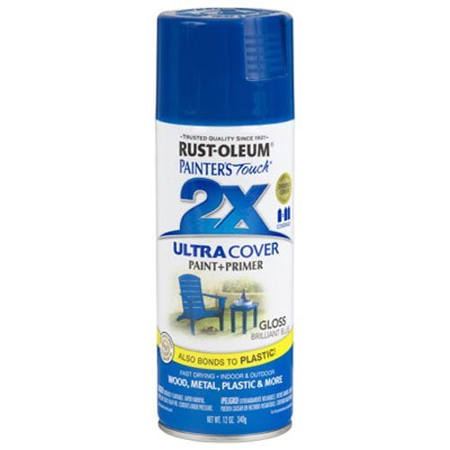Rust-Oleum 249120 Painter's Touch Multi Purpose Spray Paint, 12-Ounce, Brilliant Blue