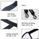 thumbnail image 5 of Sidaley 2 uds. Funda protectora para asiento trasero de coche para niños, alfombrilla para patadas, protección para limpieza de barro, fundas Ventana automotriz PC 1, 5 of 6