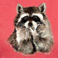 thumbnail image 3 of CafePress - Cute Humorous Watercolor Raccoon Blowing A T Shirt - Womens Tri-blend T-Shirt, 3 of 4