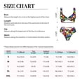 thumbnail image 6 of Wukai Easter Eggs2 Women's Bikini Set Two Piece,wimsuit High Waisted V Neck Twist Front Adjustable Spaghetti Straps Bathing Suit-, 6 of 7