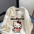 thumbnail image 4 of Sanrio Hello Kitty Round Neck Sweatshirt Loose Youthful Tops, 4 of 4