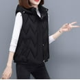 thumbnail image 3 of FNFYFH Puffer Vest Women Cropped Hooded Zip Up Quilted Sleeveless Jackets 2025 Lightweight Winter Gilet Waistcoat with Pockets, 3 of 9