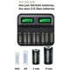 8 Slots LCD Display USB Chargeur de Batterie Intelligente pour Aaaa C Taille de la Batterie – image 5 sur 10