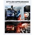 thumbnail image 2 of Benlari Deflectores de aire de marco medio cromado Deflector de escudos térmicos 2009-2024 Compatible para Harley Davidson Touring Street Glide Road Glide Electra Glide Road King Ultra Limited Tri Gli, 2 of 5