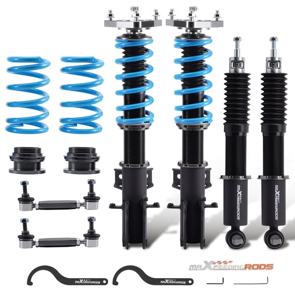 Maxpeedingrods Coilovers Suspension Kit 24 Level Adjustable Damper For Ford Mustang 15-21