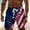 Purple, variant on 250 Anniversary USA Shorts Men Vintage Casual Athletic Shorts Patriotic Flag Short Patriotic Activewear Gym Workout Pants Summer Short(White5,S)