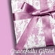 thumbnail image 3 of Rollo de papel de regalo con lazo rosa con estampado floral, 17 x 10 cm, 3 of 6