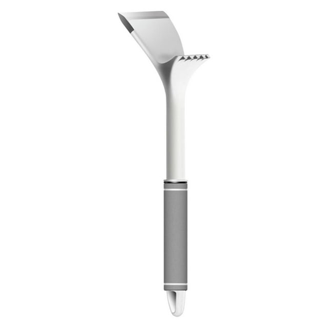 Feltree Retractable Aluminum Alloy Car Snow Shovel, Multifunctional Ice Scraper and Defrost Tool for Windshield & Vehicle, Portable Emergency Winter Snow Removal Shovel with Ergonomic Handle