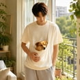 thumbnail image 2 of Pet Carrier Shirt,Hand-Free Dog Carrier,Kangaroo Pouch for Puppy Holder, 2 of 8