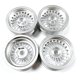 thumbnail image 1 of Llantas de Metal Bewildely RCGOFOLLOW de aleación de aluminio a prueba de golpes 1/24 Rc Axial SCX24 Plata, 1 of 6