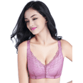 thumbnail image 4 of BIMEI Women Everyday Bra for Mastectomy Silicone Breast Inserts for Breast Asymmetry Soft Daily Full Coverage Bralettes Bras,8739,Purple,38C, 4 of 9
