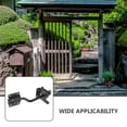 thumbnail image 3 of BRIGHTFUFU Automatic Gate Latch For Wooden Fence Carbon Steel Black 1 Set Security, 3 of 8