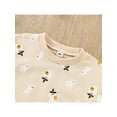 thumbnail image 5 of Bagilaanoe Toddler Baby Girl Boy Halloween Sweatshirt Long Sleeve Pumpkin/Ghost Print Pullover 6M 12M 2T 3T 4T 5T 6T Kids Fall Loose Tee Tops, 5 of 8