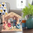 thumbnail image 4 of Belén navideño Decoración Resina Belén Casa Esculturas (A) Likrtyny Para estrenar, 4 of 9
