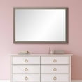 thumbnail image 6 of Modern Matte Gray Wall Mirror 29.5'' x 19.5'', 6 of 6
