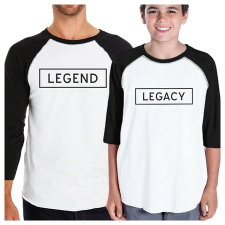Legend Legacy 3 4 Sleeve Baseball T Shirt Unique Baby Shower Gifts