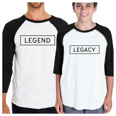 Legend Legacy 3 4 Sleeve Baseball T Shirt Unique Baby Shower Gifts